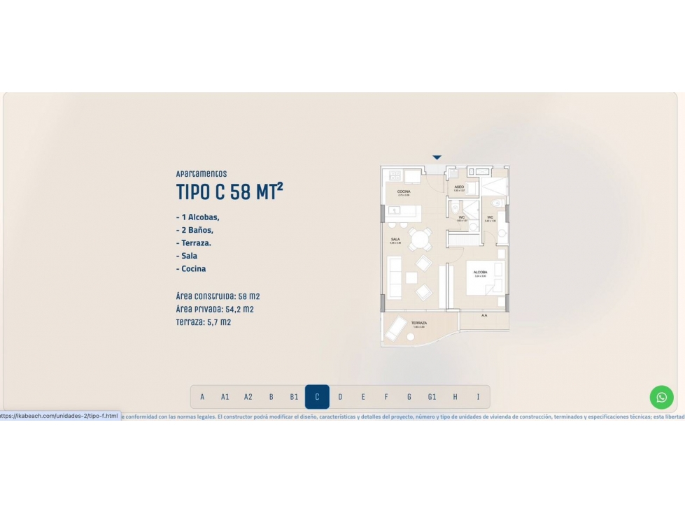 Apartamento en venta en Bello Horizonte, Santa Marta · foto 17 de 22