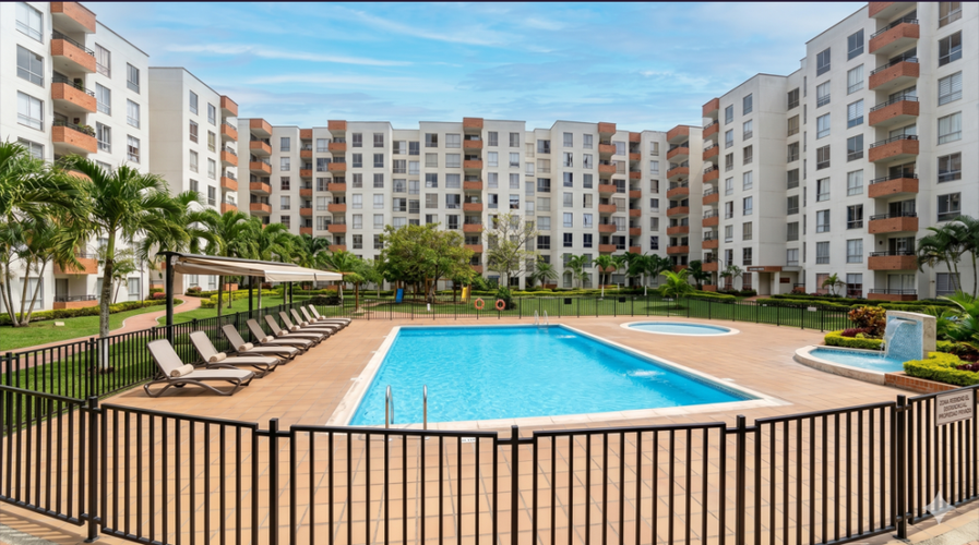 Apartamento de 2 alcobas en venta en Bochalema, Cali, 65 m² · foto 6 de 10
