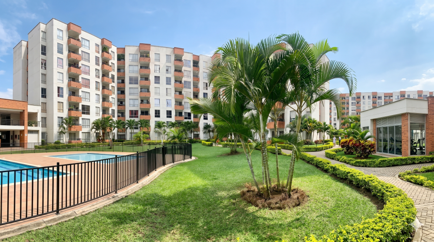 Apartamento de 2 alcobas en venta en Bochalema, Cali, 65 m² · foto 9 de 10