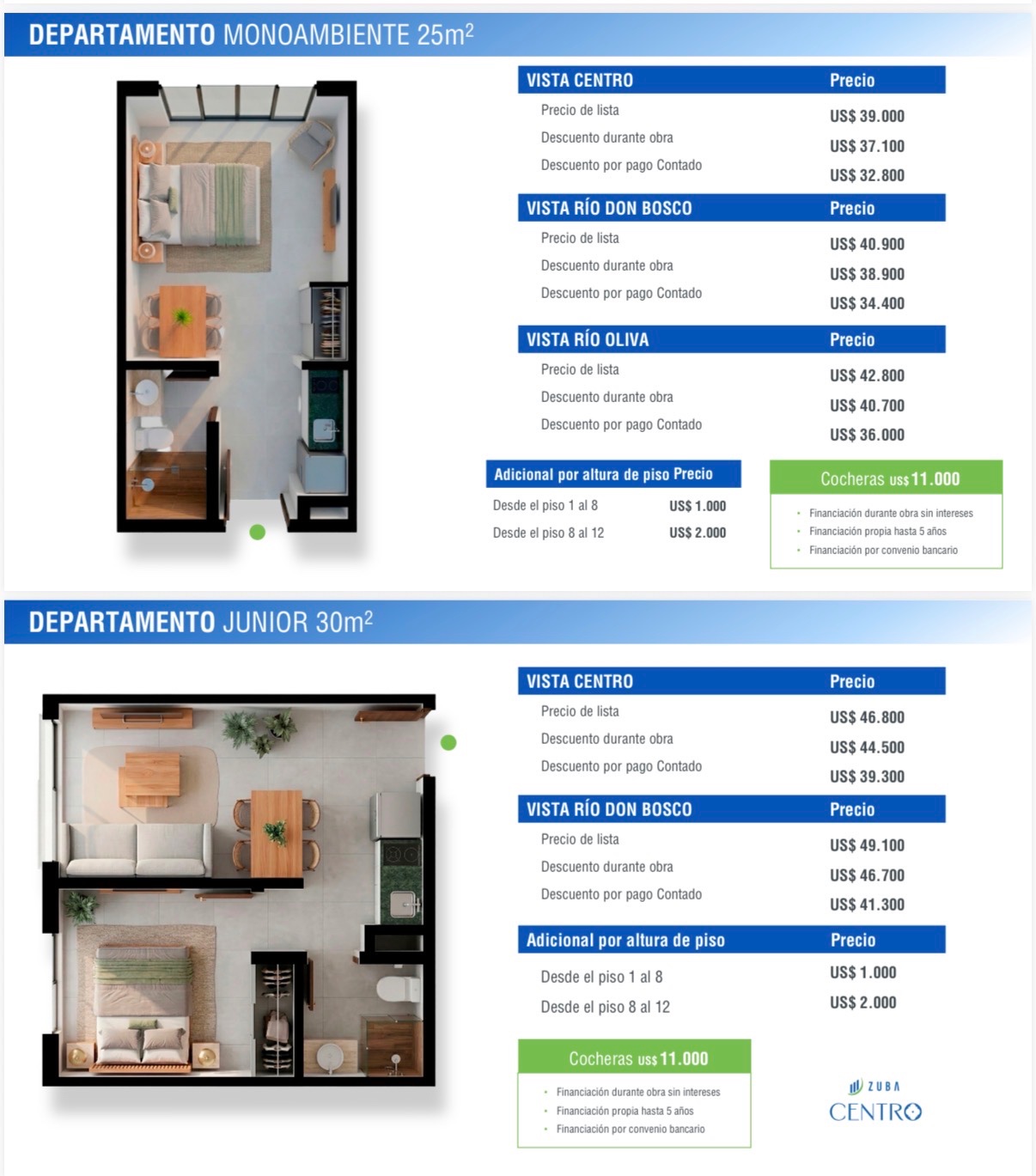Vendo departamentos en pozo en el centro de Asunción a buen precio para vivienda o inversión. — foto 2