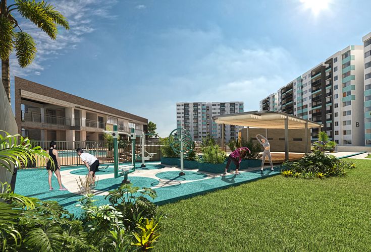 Apartamento de 2 alcobas en venta en Santa Ana, Palmira, 68 m² · foto 9 de 24