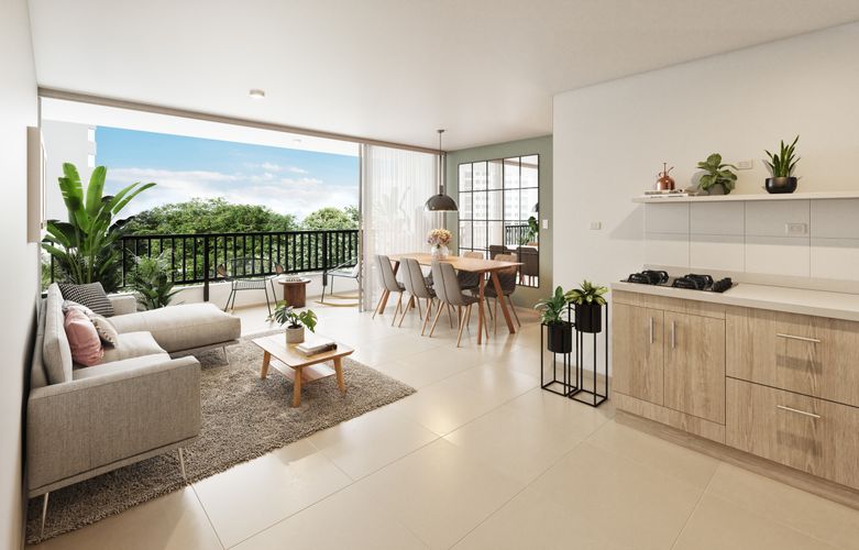 Apartamento de 2 alcobas en venta en Santa Ana, Palmira, 68 m² · foto 14 de 24