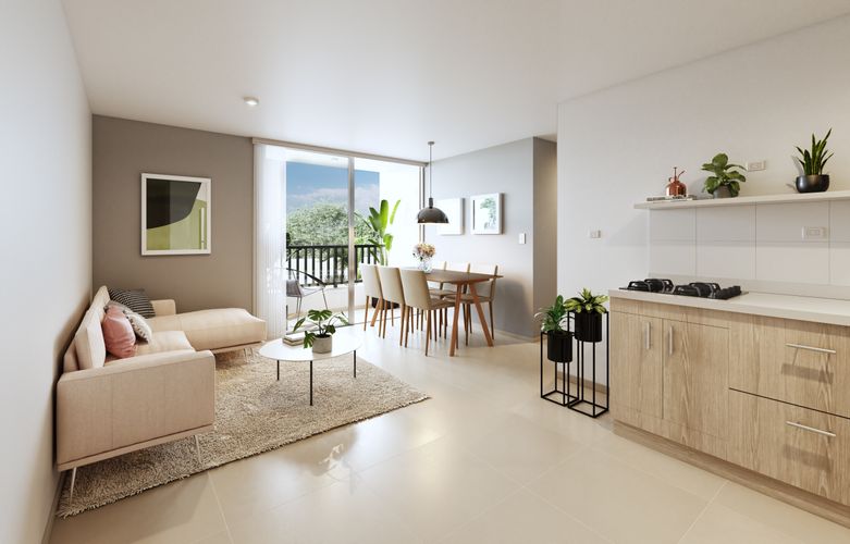 Apartamento de 2 alcobas en venta en Santa Ana, Palmira, 68 m² · foto 17 de 24