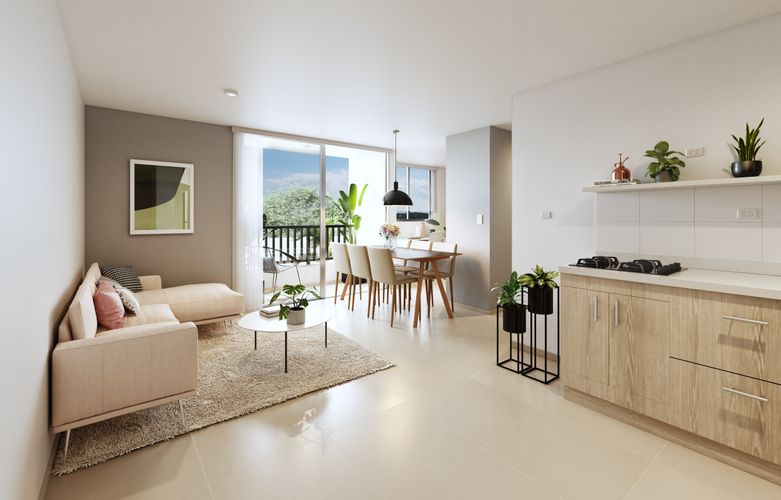 Apartamento de 2 alcobas en venta en Santa Ana, Palmira, 68 m² · foto 19 de 24