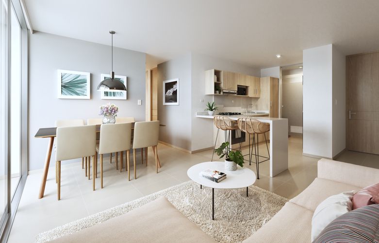 Apartamento de 2 alcobas en venta en Santa Ana, Palmira, 68 m² · foto 20 de 24