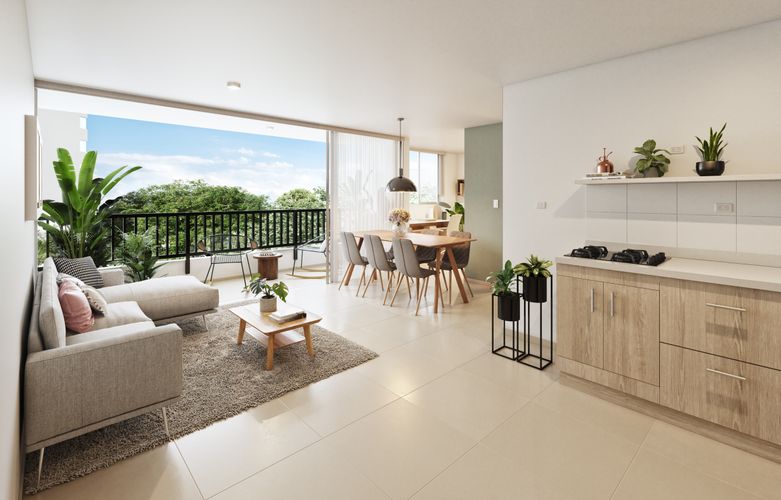 Apartamento de 2 alcobas en venta en Santa Ana, Palmira, 68 m² · foto 13 de 24