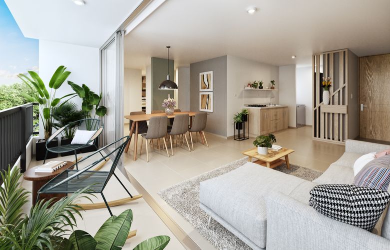 Apartamento de 2 alcobas en venta en Santa Ana, Palmira, 68 m² · foto 15 de 24