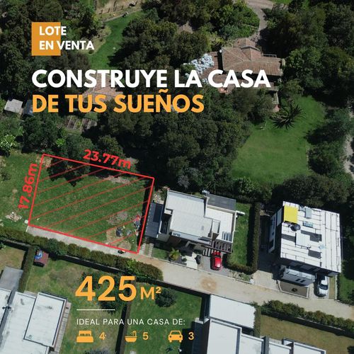 Lote en venta en El Bejucal, Cajicá, 425 m² · foto 2 de 5