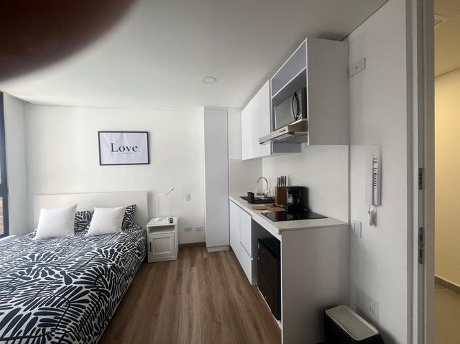 Apartaestudio en arriendo en Las Nieves, Bogotá, 19 m² · foto 2 de 24