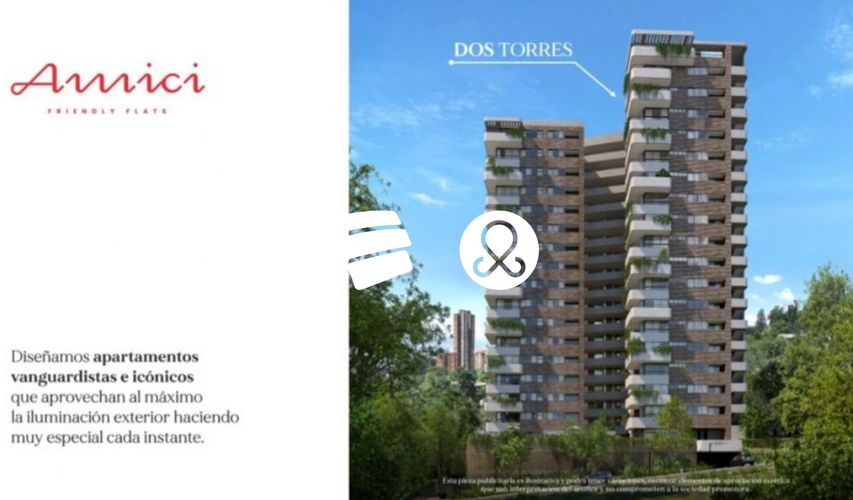 Apartamento de 2 alcobas en venta en El Poblado, Medellín, 123 m² · foto 3 de 8