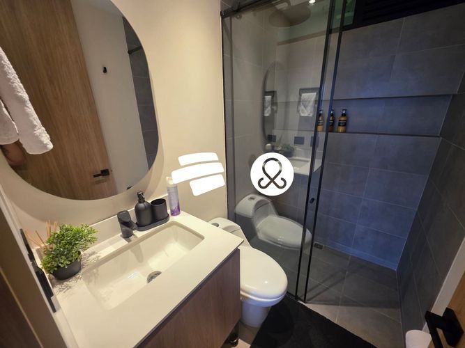 Apartamento de 1 alcoba en venta en El Poblado, Medellín, 48 m² · foto 5 de 12