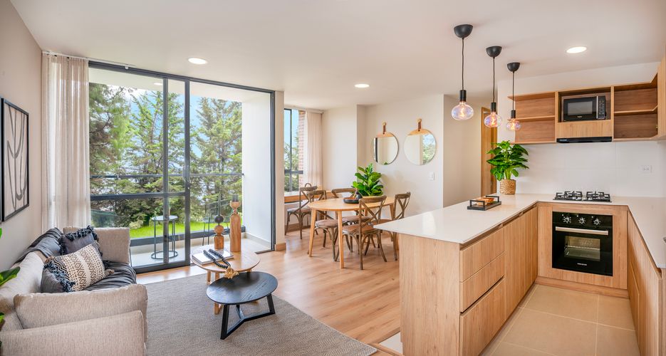 Apartamento de 1 alcoba en venta en Veramonte Macana, Bogotá, 46 m² · foto 2 de 19