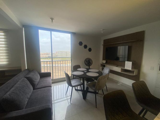 Apartamento de 2 alcobas en arriendo en Alameda Del Rio, Barranquilla, 56 m² · foto 3 de 12