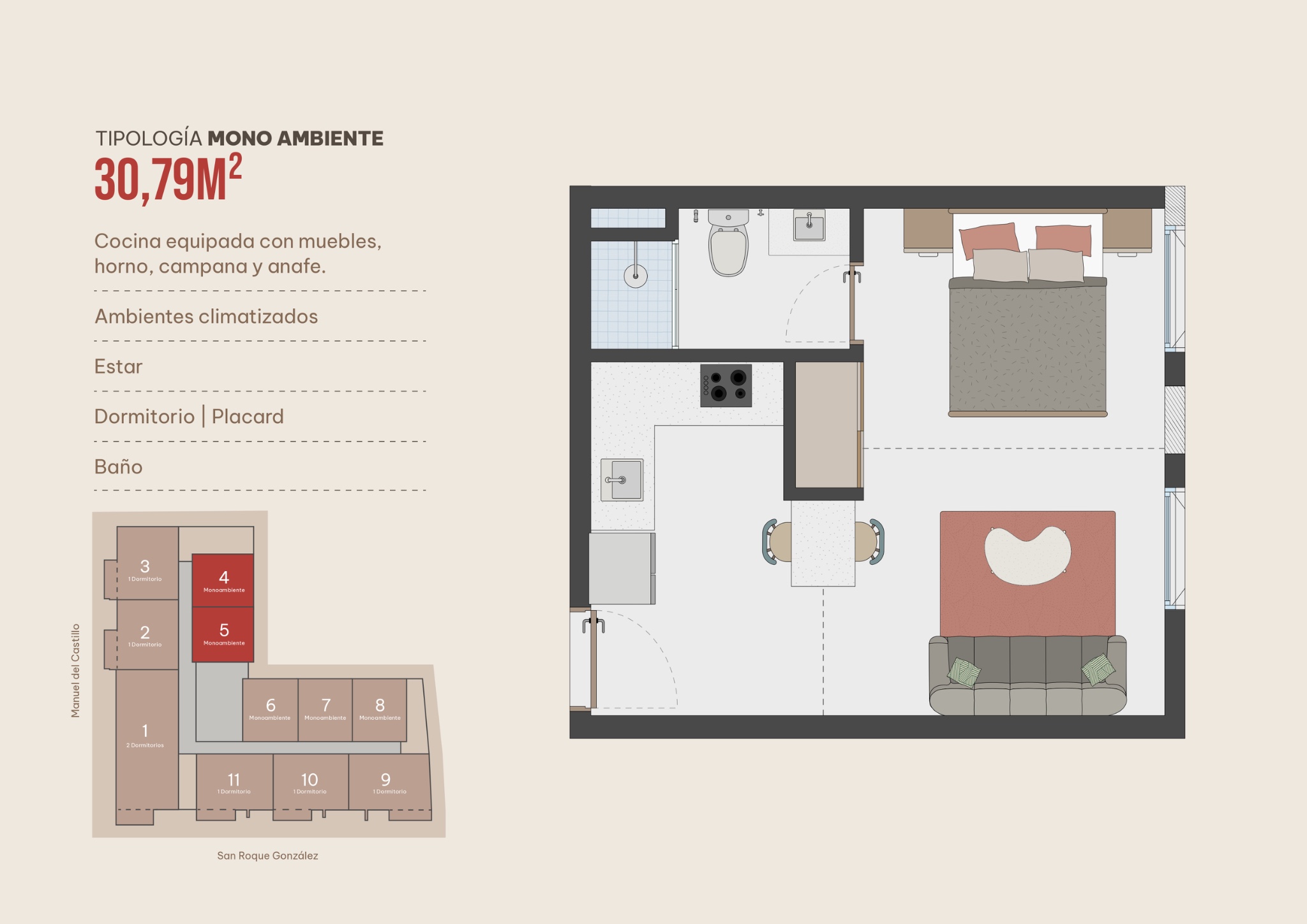 Venire Recoleta | Monoambiente en venta — foto 3