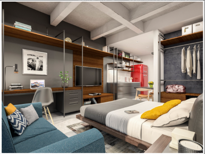 Apartaestudio en venta en Chapinero, Bogotá, 23 m² · foto 3 de 4
