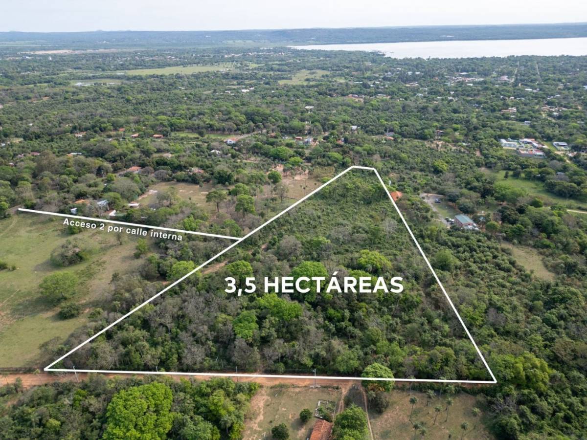 VENDO PROPIEDAD DE 3,5 HECTÁREAS CON VISTA AL LAGO YPACARAÍ — SAN BERNARDINO Zona Pirayú-i — foto 3
