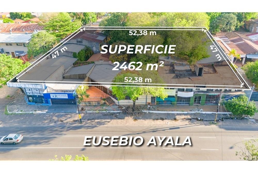 AMPLIO TERRENO COMERCIAL EN ESQUINA SOBRE EUSEBIO AYALA EN VENTA (2.462 M2) — foto 2