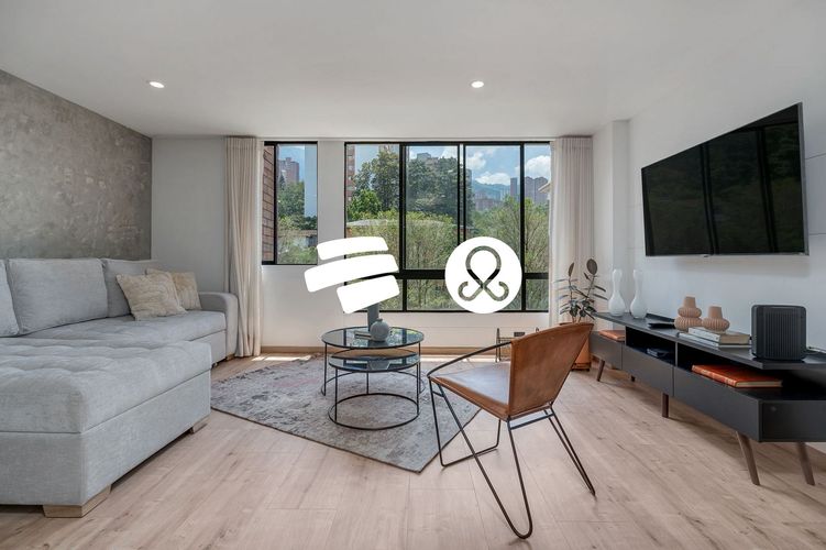 Apartamento de 2 alcobas en venta en La Florida, Medellín, 81 m² · foto 3 de 9