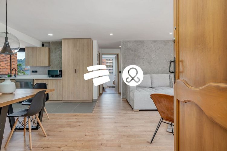 Apartamento de 2 alcobas en venta en La Florida, Medellín, 81 m² · foto 5 de 9