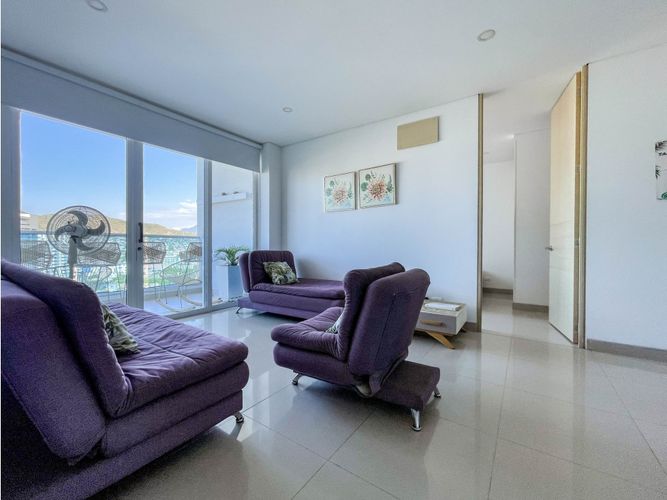 Apartamento de 2 alcobas en venta en Rodadero, Santa Marta, 87 m² · foto 4 de 20