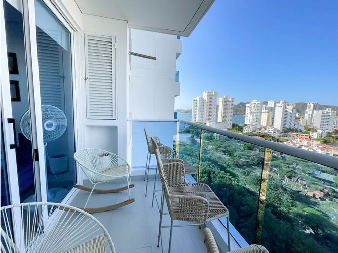 Apartamento de 2 alcobas en venta en Rodadero, Santa Marta, 87 m² · foto 11 de 20