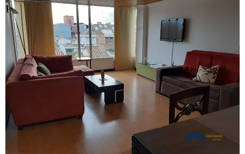 Apartamento de 2 alcobas en venta en Santa Barbara Central, Bogotá, 79 m² · foto 5 de 13