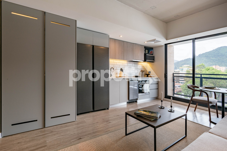 Apartamento de 1 alcoba en arriendo en Chico Norte, Bogotá, 38 m² · foto 2 de 24