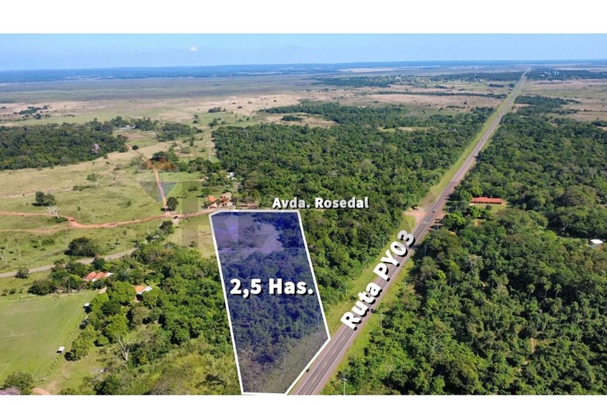 TERRENO DE 25.000 M2 EN SOBRE RUTA PY03 ARROYOS Y ESTEROS EN VENTA — foto 2