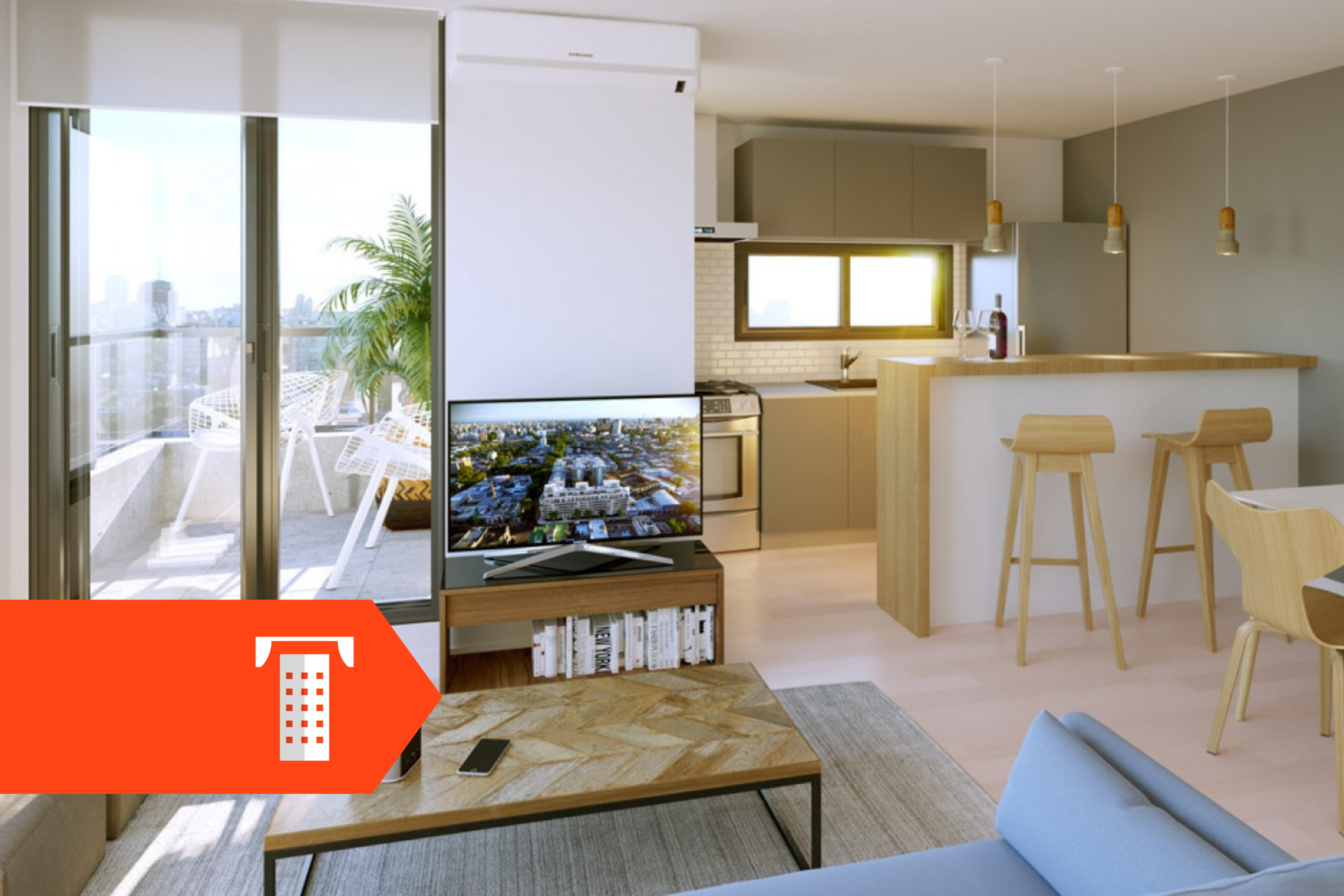 Venta Apartamento 3 Dormitorios Tres Cruces Con Barbacoa Y Gym Nostrum Plaza 2 - Rh-7279