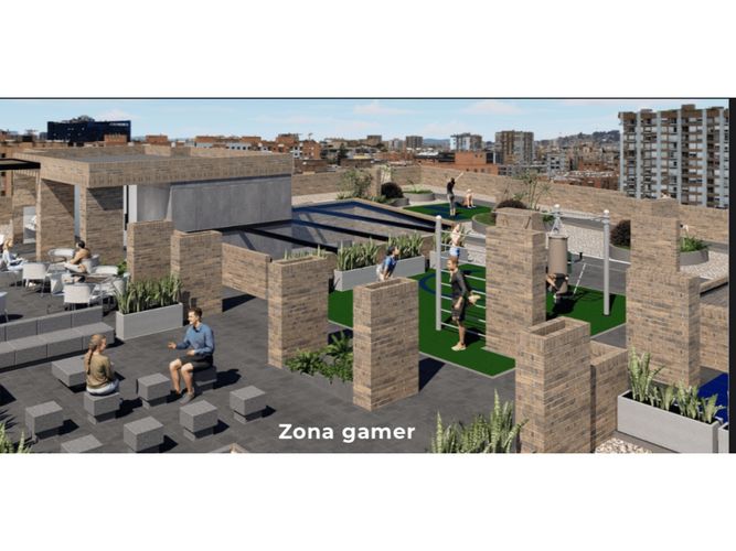 Apartaestudio en venta en El Contador, Bogotá, 24 m² · foto 7 de 13