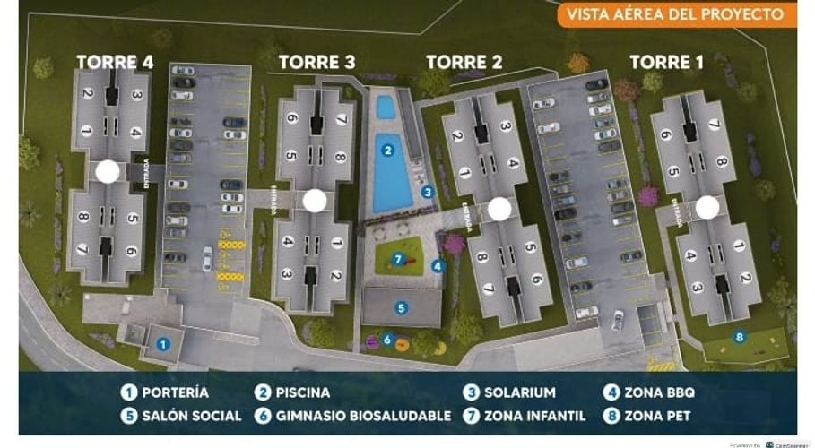 Apartamento de 2 alcobas en venta en Aguacatal, Cali, 56 m² · foto 22 de 24