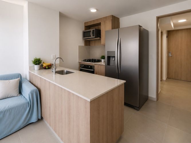 Apartamento de 3 alcobas en arriendo en Camino Verde, Envigado, 65 m² · foto 5 de 14