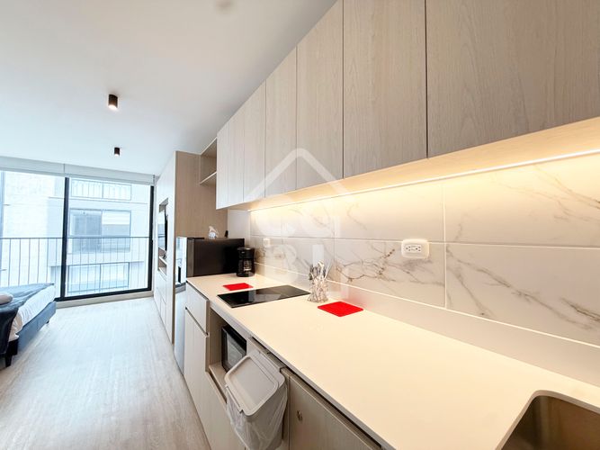 Apartaestudio en venta en El Recuerdo, Bogotá, 27 m² · foto 2 de 21
