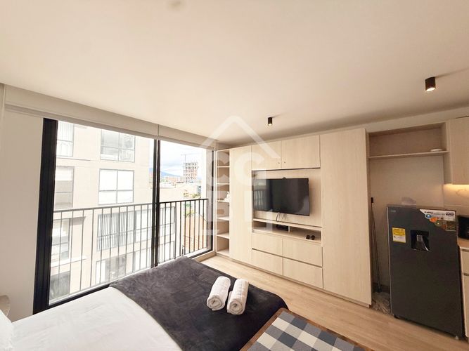 Apartaestudio en venta en El Recuerdo, Bogotá, 27 m² · foto 11 de 21