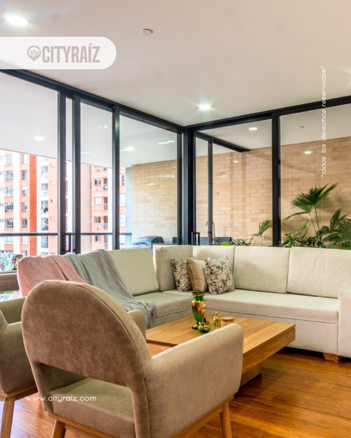 Apartamento de 3 alcobas en venta en Santa Maria De Los Angeles, Medellín, 183 m² · foto 3 de 15