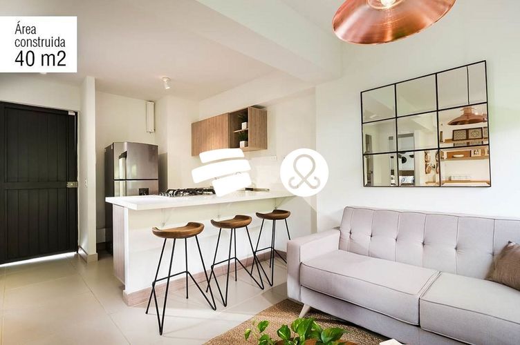 Apartamento de 1 alcoba en venta en Madera, Bello, 40 m² · foto 2 de 7