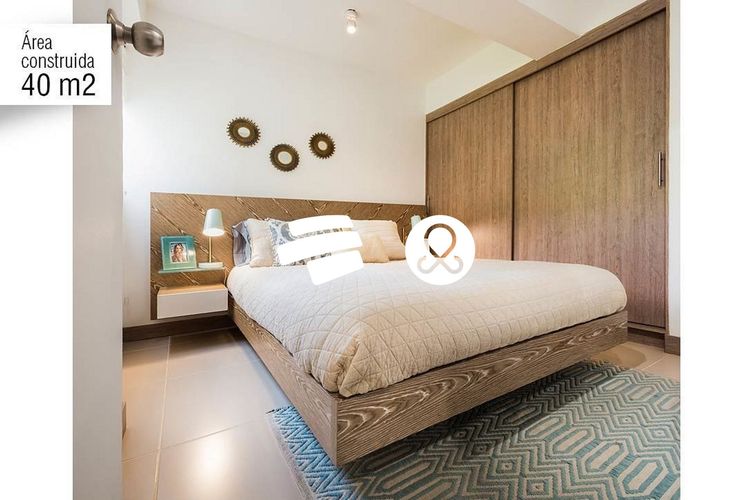 Apartamento de 1 alcoba en venta en Madera, Bello, 40 m² · foto 5 de 7