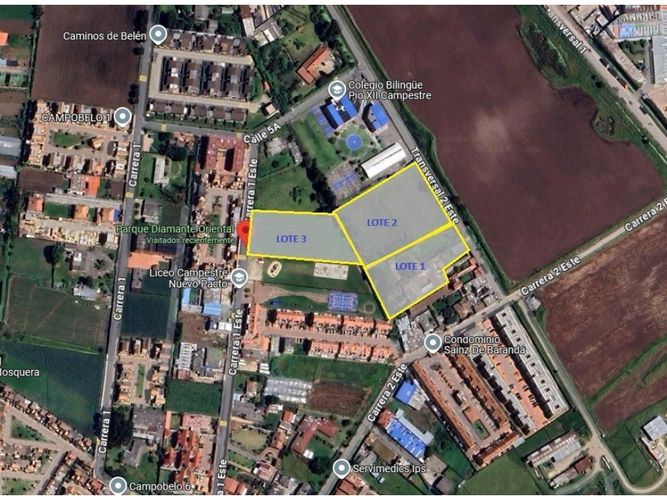 Lote en venta en Diamante Oriental, Mosquera, 4000 m² · foto 3 de 3