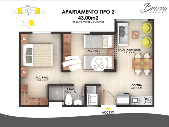 Apartamento en venta en Mayorca, Sabaneta · foto 12 de 19