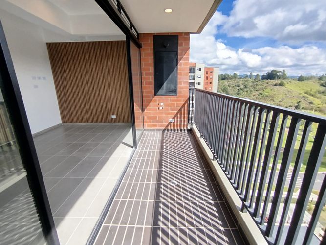 Apartamento de 2 alcobas en arriendo en El Porvenir, Rionegro, 59 m² · foto 3 de 12