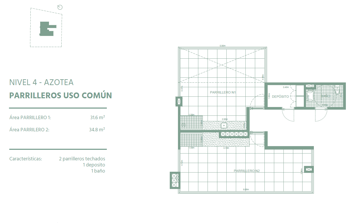 Malvín: Apartamento de 1 Dormitorio con Patio en Pozo - Więcej