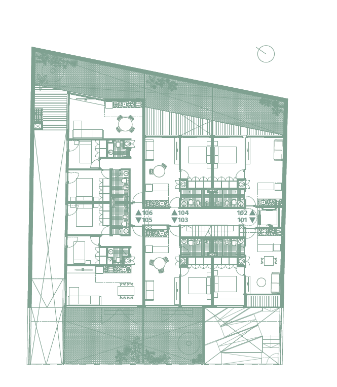 Malvín: Apartamento de 1 Dormitorio con Patio en Pozo - Widok 3