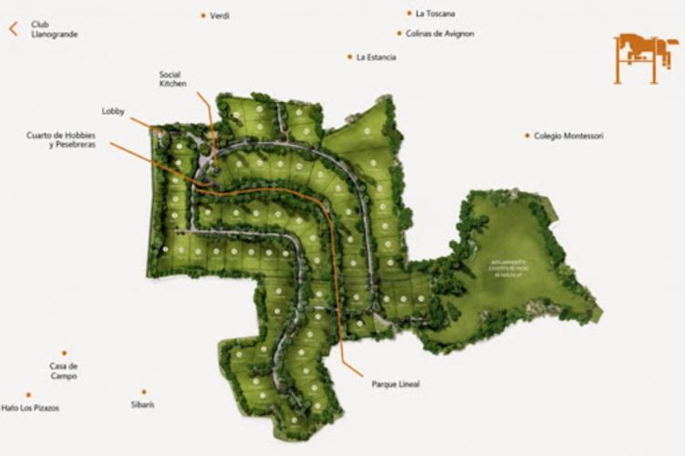 Lote en venta en Llano Grande, Rionegro, 1504 m² · foto 6 de 6