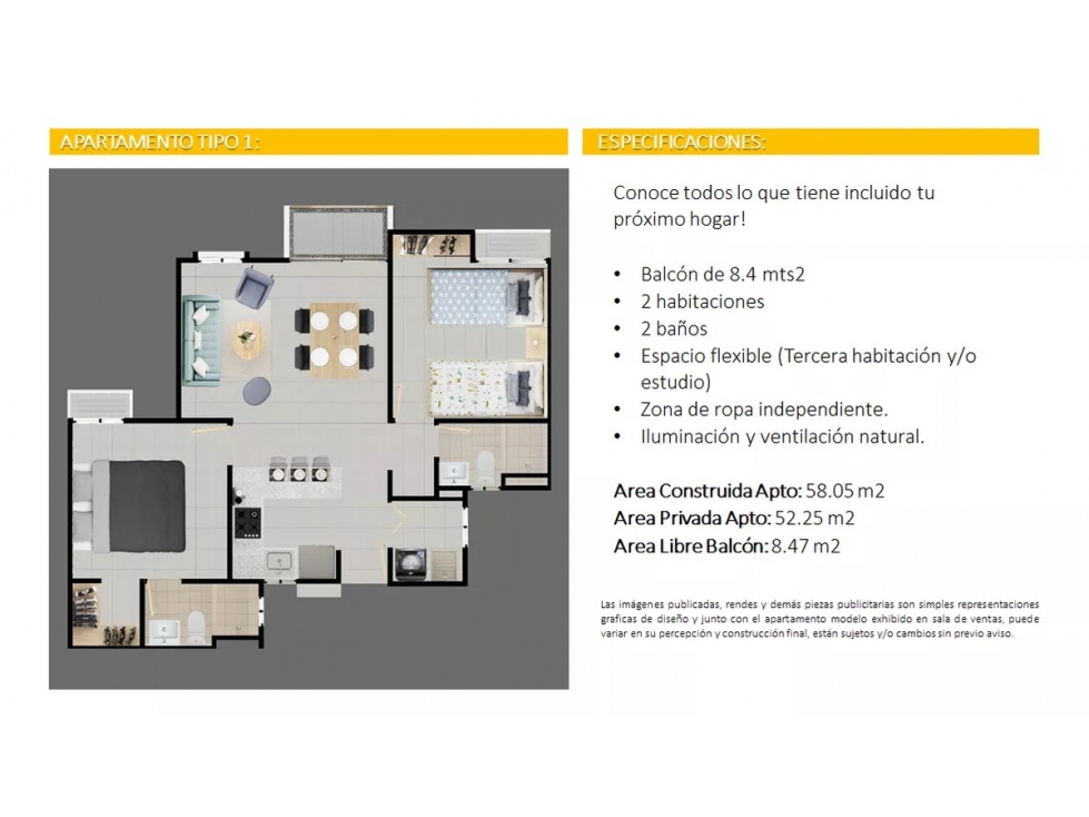 Apartamento en venta en Serena Del Mar, Cartagena · foto 8 de 18