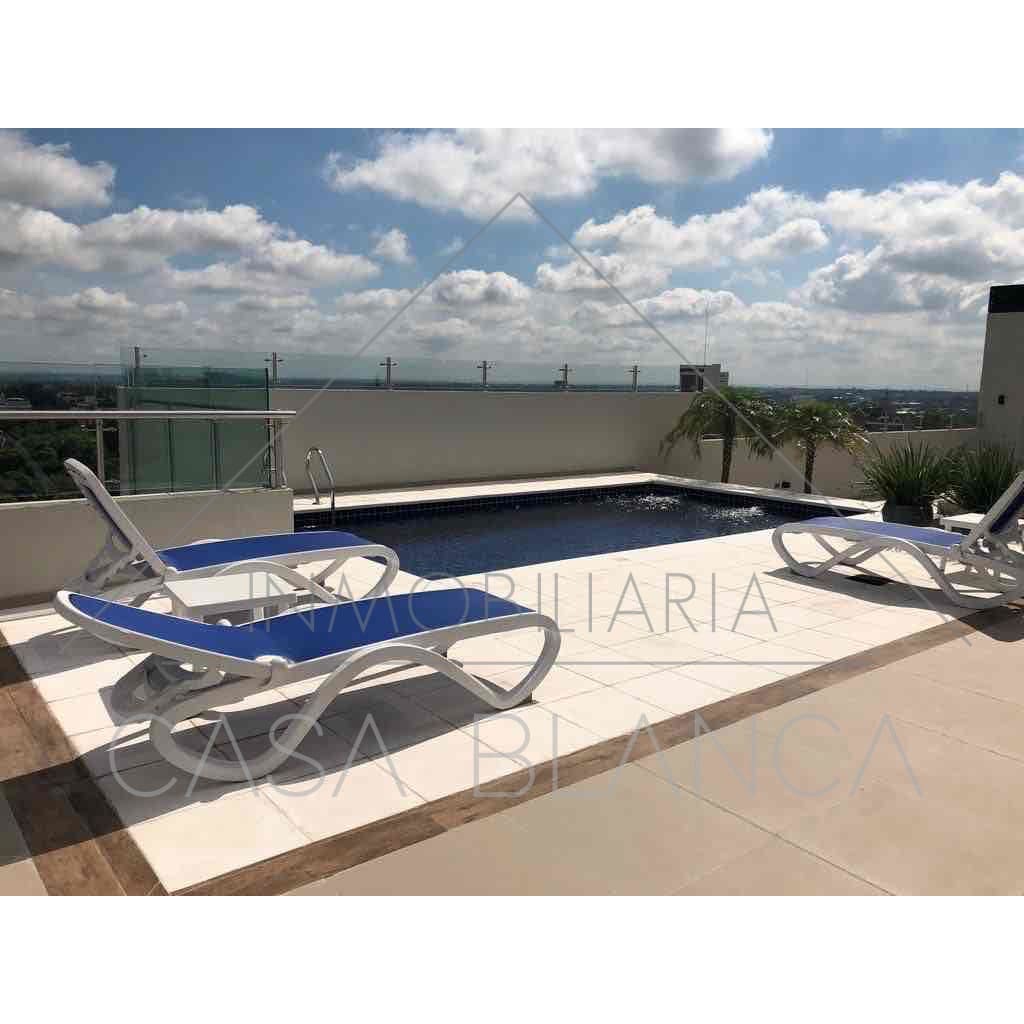 Departamento de 2 habitaciones en suite + área de servicio totalmente amoblado y equipado