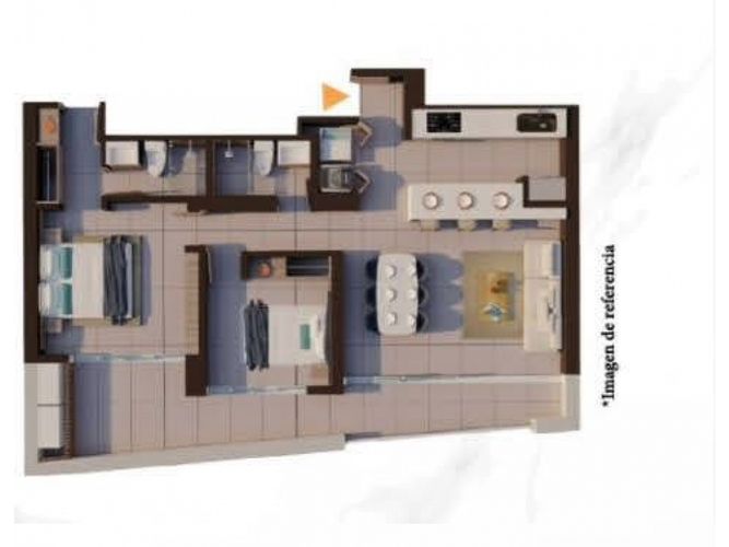 Apartamento de 2 alcobas en venta en Ciudadela 20 De Julio, Santa Marta, 95 m² · foto 2 de 8