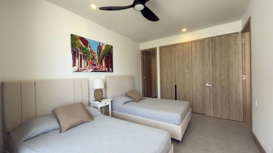 Apartamento de 2 alcobas en arriendo en Manzanillo, Cartagena, 101 m² · foto 10 de 12