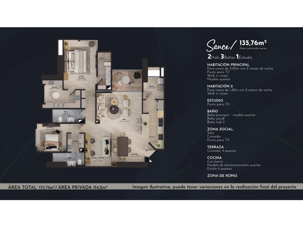 Apartamento en venta en Cerritos, Pereira · foto 14 de 16