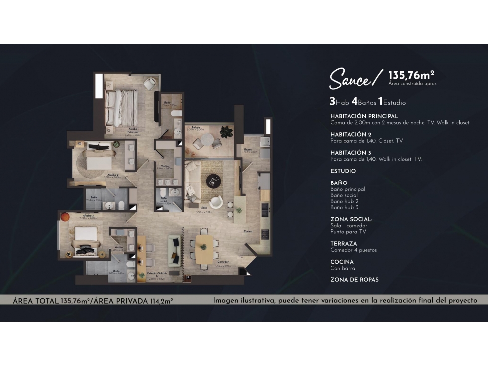 Apartamento en venta en Cerritos, Pereira · foto 15 de 16
