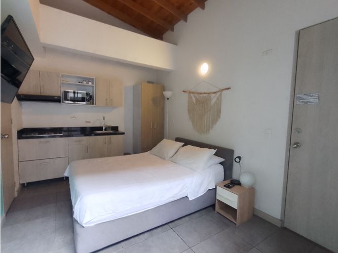 Apartaestudio en arriendo en Obrero, Envigado, 30 m² · foto 3 de 11